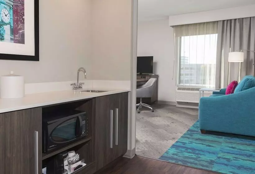 ダブルベッドのスタンダードスタジオ, Hampton Inn & Suites Chicago Schaumburg