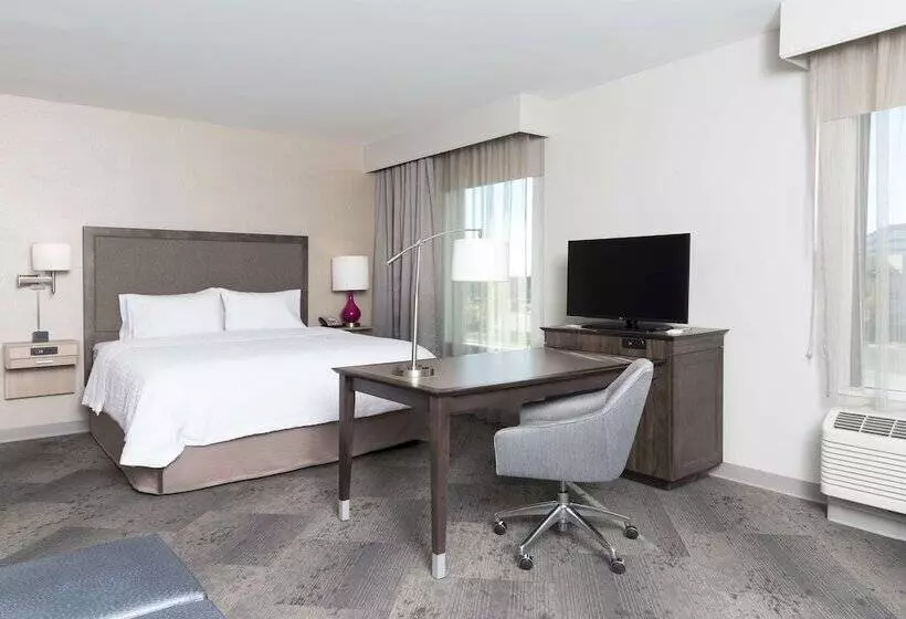 ダブルベッドのスタンダードスタジオ, Hampton Inn & Suites Chicago Schaumburg