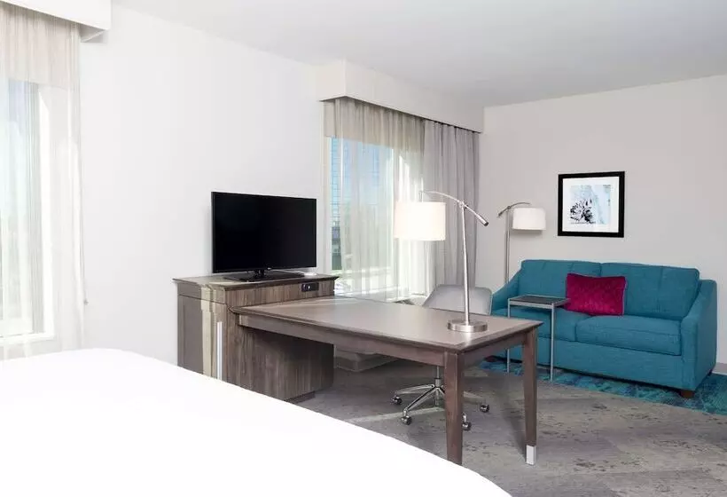 ダブルベッドのスタンダードスタジオ, Hampton Inn & Suites Chicago Schaumburg