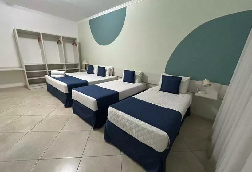 デラックスの４人部屋, Summit Suítes Hotel Cachoeira Paulista