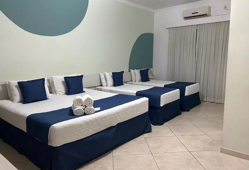 デラックスの４人部屋, Summit Suítes Hotel Cachoeira Paulista
