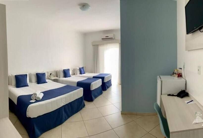 4인용 수피리어 룸, Summit Suítes Hotel Cachoeira Paulista