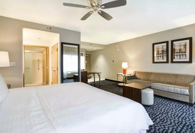 キングサイドベッドのスタンダードワンルーム, Homewood Suites By Hilton Birmingham Downtown Near Uab