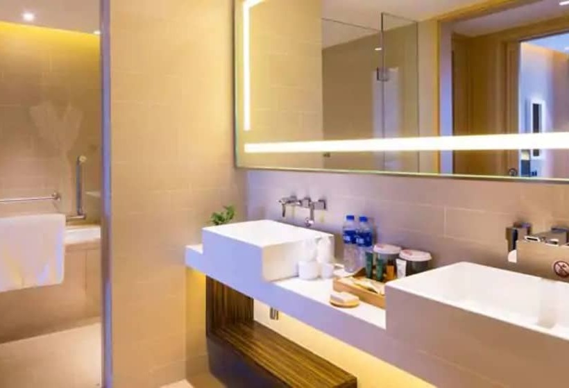 Büyük Çift Kişilik Yataklı Süit, Hilton Garden Inn Xi An High Tech Zone