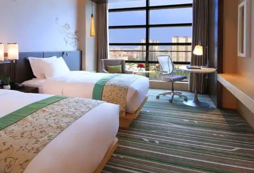 Engelliler için Büyük Çift Kişilik Yataklı Standart Oda, Hilton Garden Inn Xi An High Tech Zone