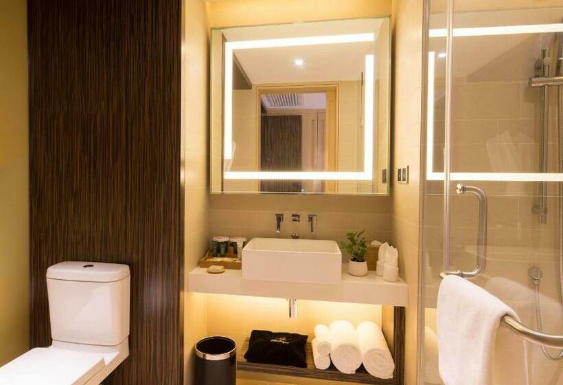 Büyük Çift Kişilik Yataklı Süit, Hilton Garden Inn Xi An High Tech Zone