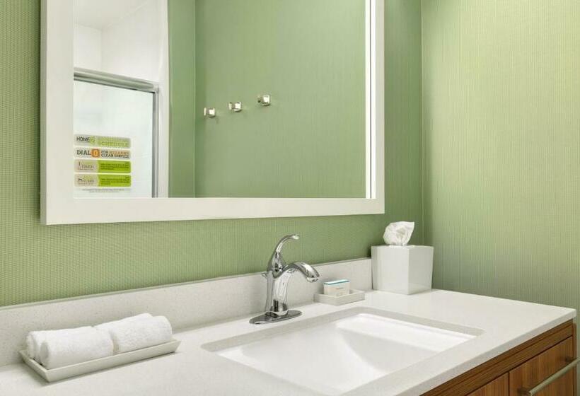 מיטת קינג בסוויטה, Home2 Suites By Hilton Houston Willowbrook