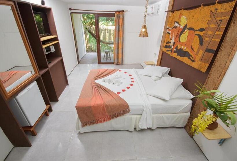 带阳台标准四人间, Pousada Barra Velha