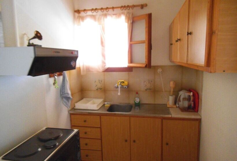 דירת 2 חדרי שינה עם נוף לגינה, Villa Xenos Studios & Apartments