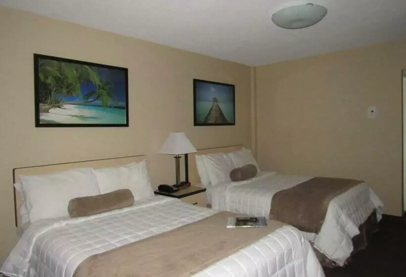 2ダブルベッドのスタンダードルーム, Cove Motel Oceanfront