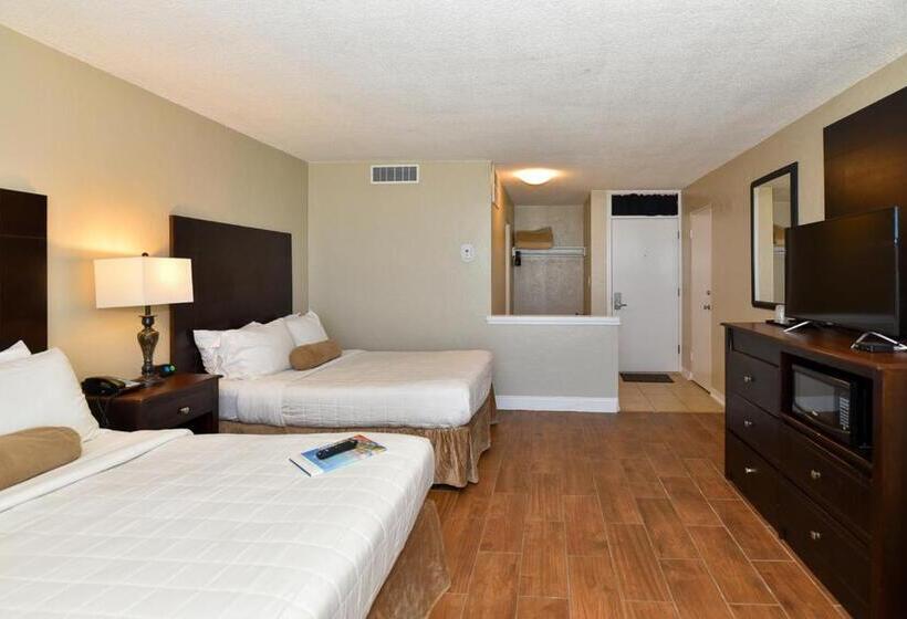 غرفه قياسيه سريرين مزدوجين, Cove Motel Oceanfront