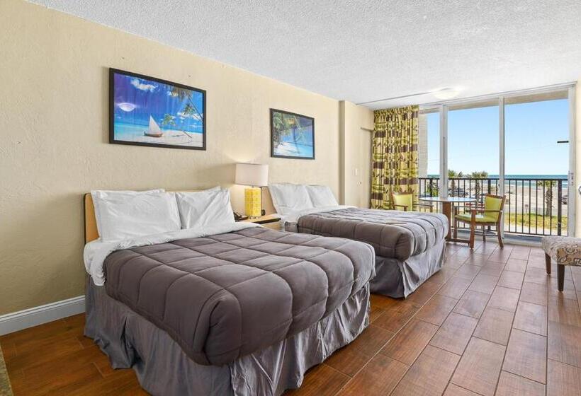 غرفه قياسيه سريرين مزدوجين, Cove Motel Oceanfront