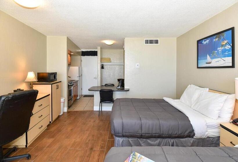 غرفه قياسيه سريرين مزدوجين, Cove Motel Oceanfront