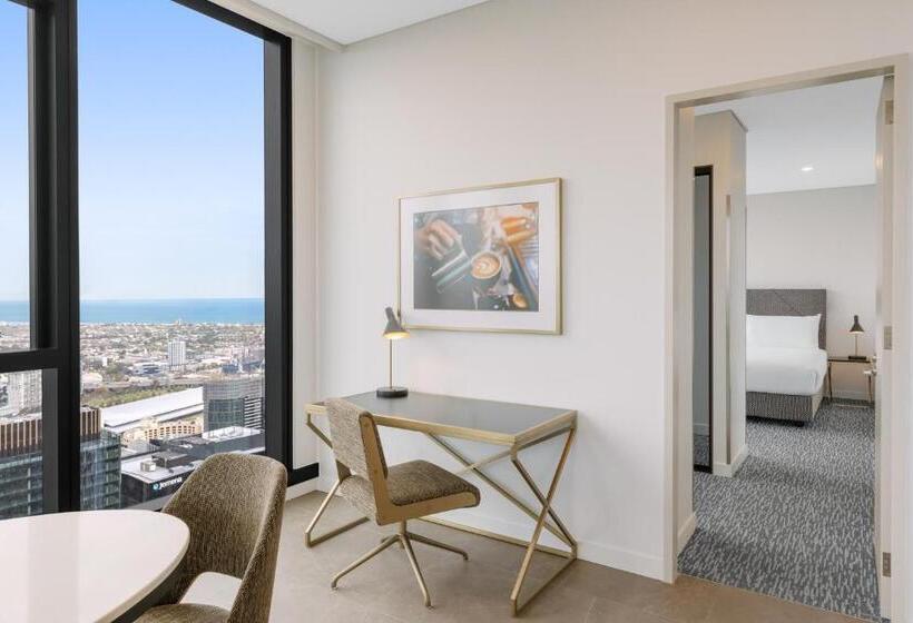 דירת פנטהאוז 1 חדרי שינה, Meriton Suites Melbourne