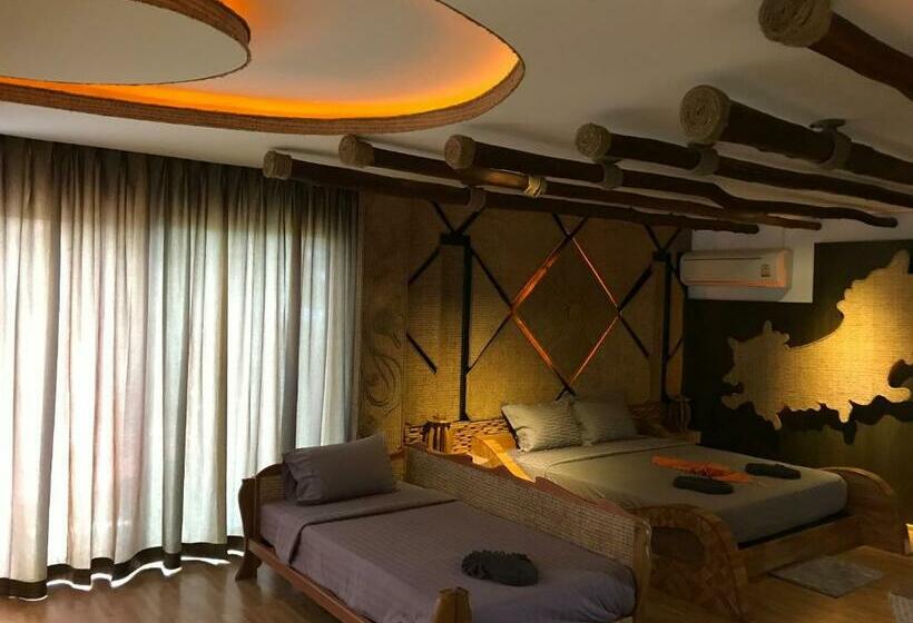 חדר משפחתי צדדי נוף לים, Ac 2 Resort