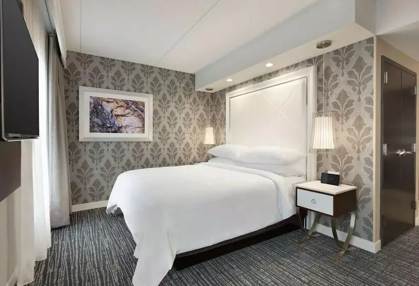 ダブルベッドのスタンダードスタジオ, Embassy Suites By Hilton Atlanta Ne Gwinnett Sugarloaf