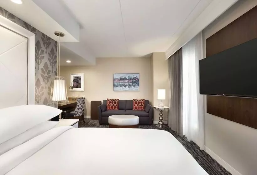 ダブルベッドのスタンダードスタジオ, Embassy Suites By Hilton Atlanta Ne Gwinnett Sugarloaf