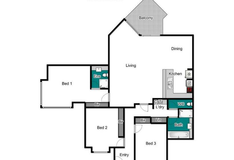 شقة 3 غرف, Portsea Village Resort