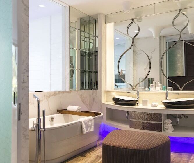 带2个双人床的标准工作室, W Goa