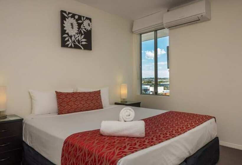 침실 2개 디럭스 아파트, The Chermside Apartments