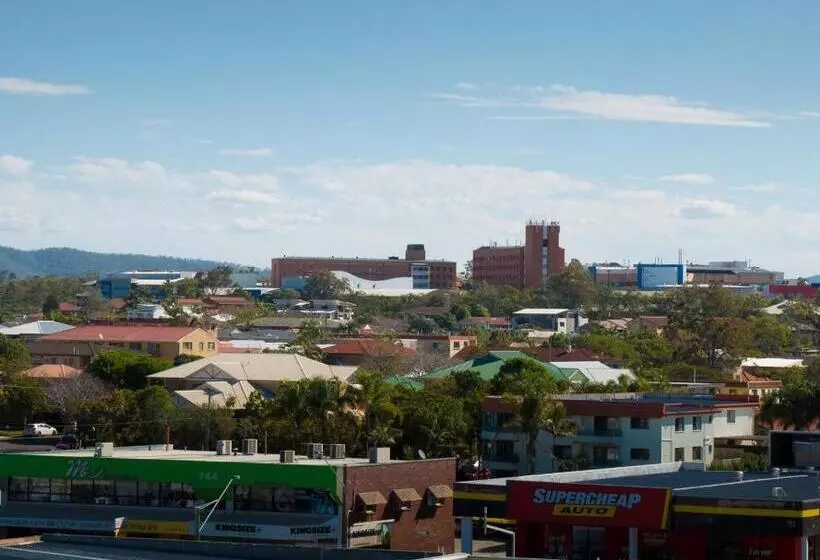 身障者適用クイーンサイズベッドルーム, The Chermside Apartments