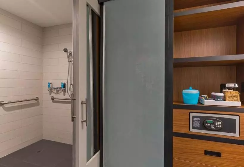 身障者適用キングサイズベッドルーム, Aloft Houston Downtown