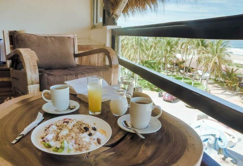 חדר סטנדרט נוף לים, Bungalows Zicatela