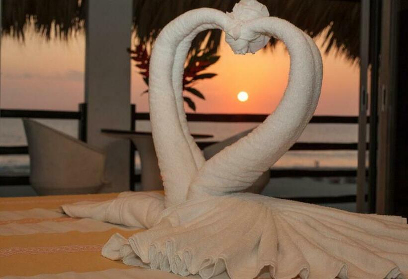 חדר סטנדרט נוף לים, Bungalows Zicatela