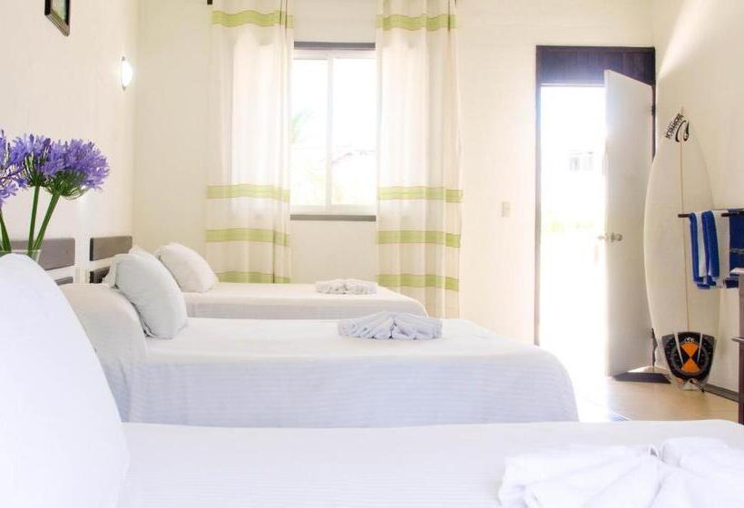 חדר סטנדרט לשלושה, Bungalows Zicatela