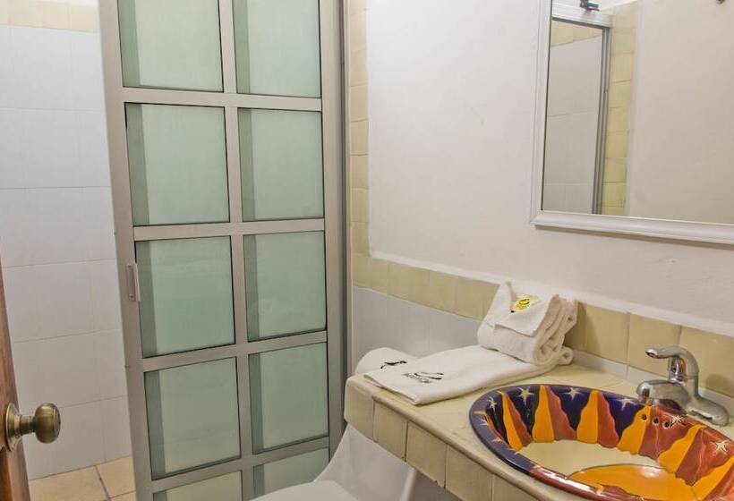 חדר סטנדרט נוף לים, Bungalows Zicatela