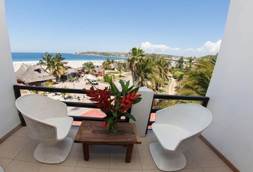 חדר סטנדרט נוף לים, Bungalows Zicatela