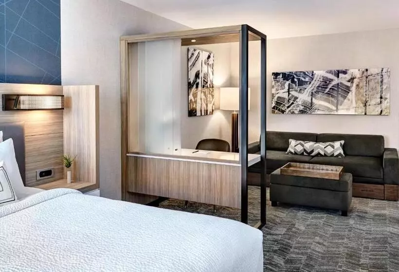キングサイズベッドのスイートルーム, Springhill Suites By Marriott Cleveland Independence