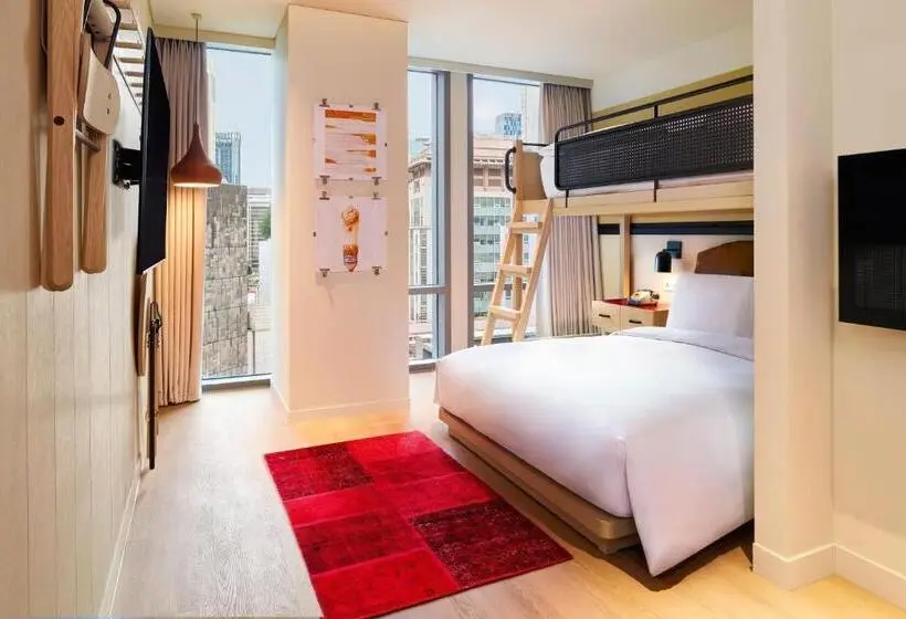 クイーンサイズベッドのスタンダードルーム, Moxy Seoul, Myeongdong