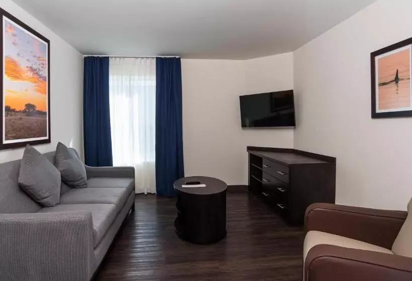 キングサイズベッドのスイートルーム, Candlewood Suites   Queretaro Juriquilla, An Ihg