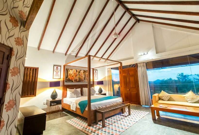 וילה דלוקס חדר שינה 1, Elephant Stables Dambulla