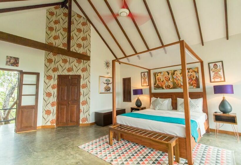 וילה דלוקס חדר שינה 1, Elephant Stables Dambulla