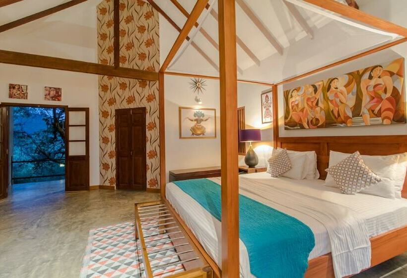 וילה דלוקס חדר שינה 1, Elephant Stables Dambulla