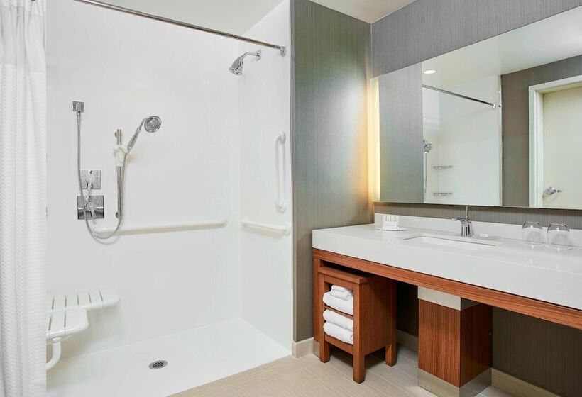 带2个双人床的标准工作室, Courtyard By Marriott Erie Bayfront