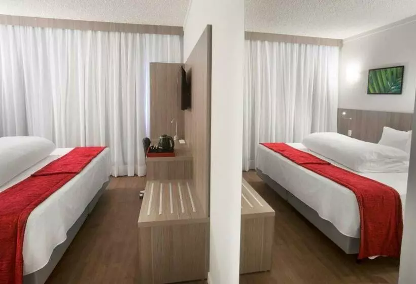 キングサイズベッドのスーペリアルーム, Ramada By Wyndham Campinas Viracopos