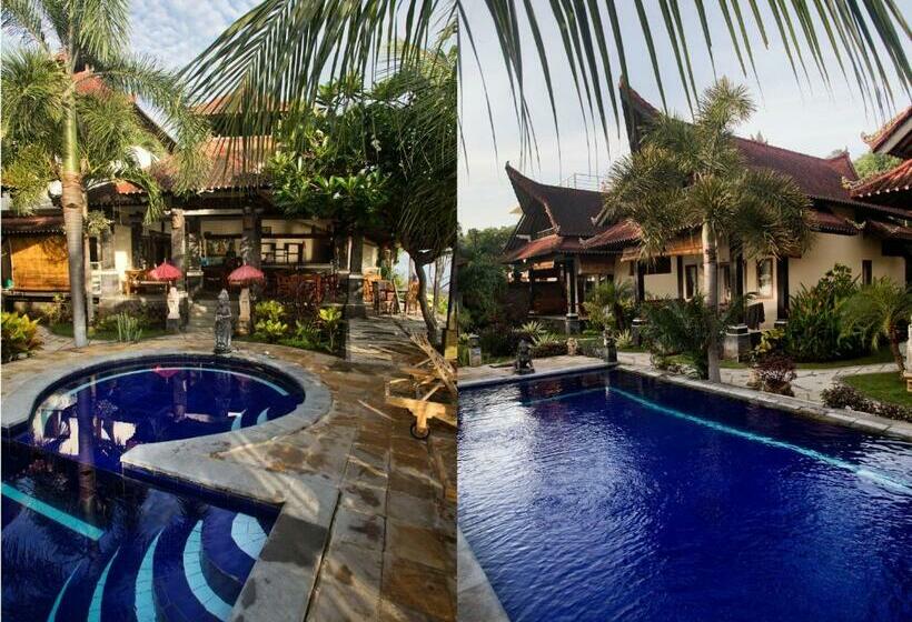 בקתה סטנדרטית עם נוף לים, Tradisi Villas