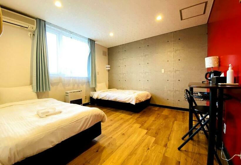 غرفة قياسية حمام مشترك, Petit Hotel Melon Furano