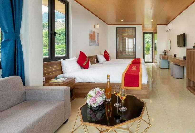 اتاق خانوادگی با چشمانداز کوه, Genuss Tam Dao Hideaway Retreats