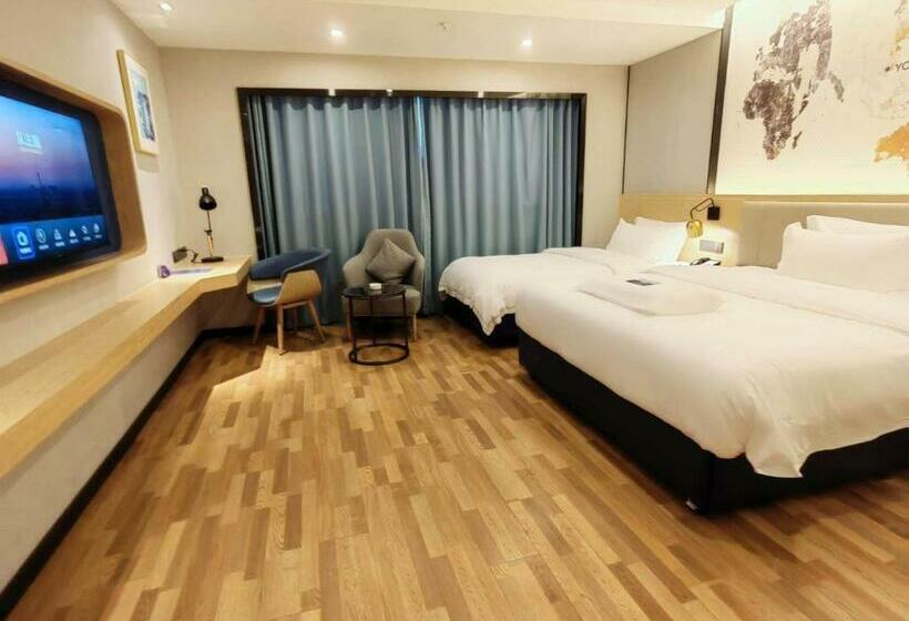 غرفة عائلية, Kailyad Hotel Jiujiang Duchang Pedestrian Street