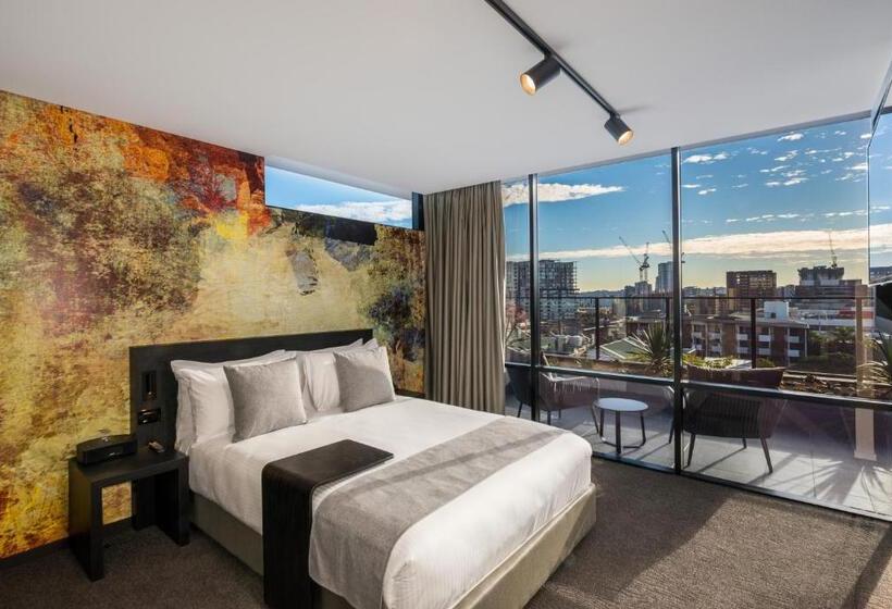 غرفة قياسية سرير ملكى, Kennigo Hotel Brisbane, Independent Collection By Evt