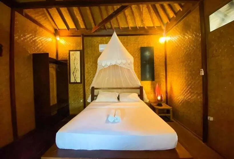 バンガローの２ベッドスタンダードルーム, Sejuk Cottages