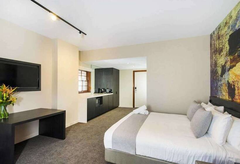 اتاق استاندارد با تخت بزرگ, Kennigo Hotel Brisbane, Independent Collection By Evt