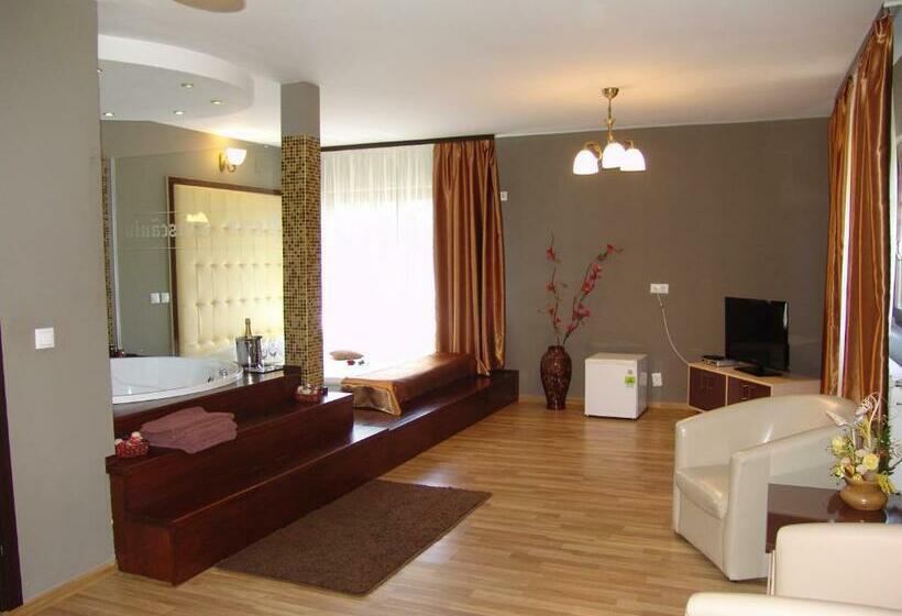 豪华房间带漩涡浴缸, Complex Turistic Perla Trascaului