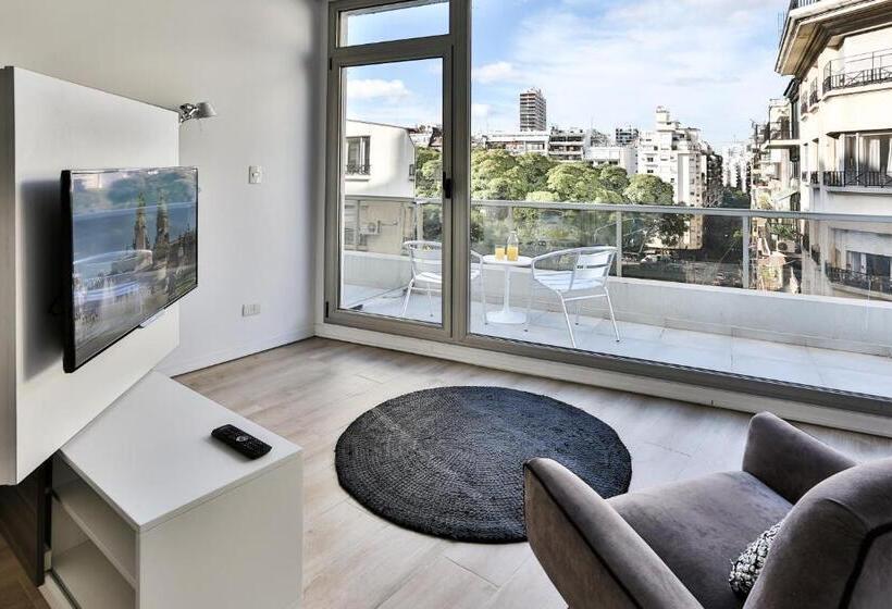 آپارتمان 1 خوابه, Flaat Recoleta Plaza