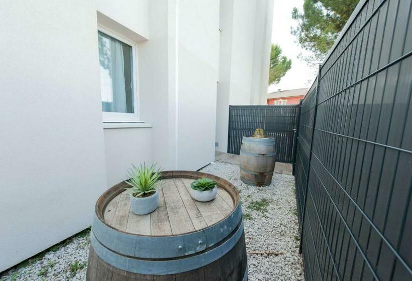 شقة غرفة واحدة مزودة بتراس, Best Western Hotelio Montpellier Sud