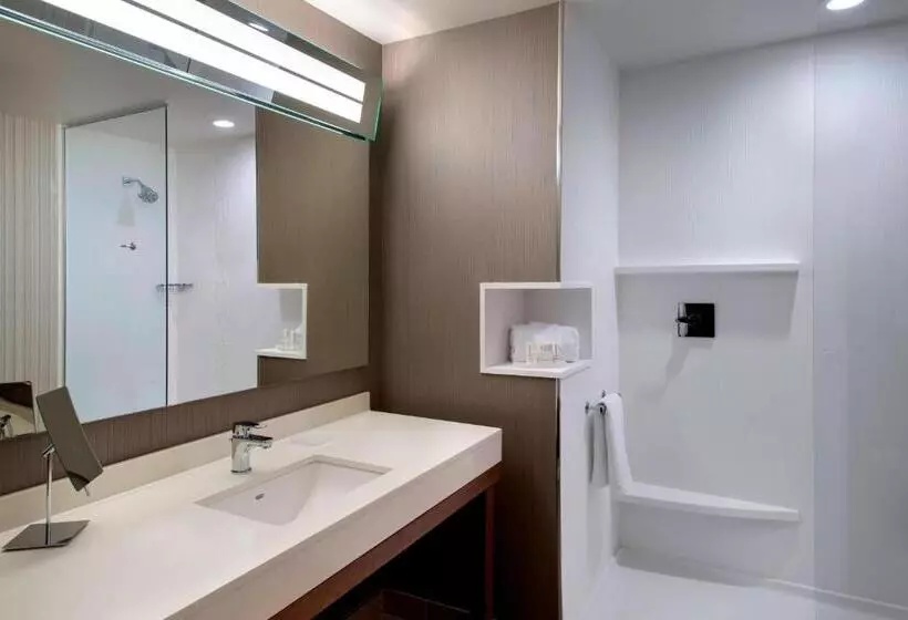 Standard-huone King-vuode, Courtyard By Marriott Schenectady At Mohawk Harbor